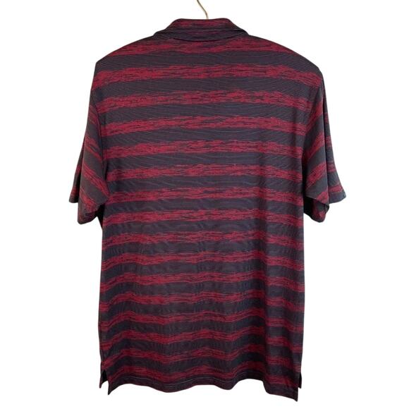 Dunning Golf Stripe Polo Shirt Size Large - Picture 7 of 8